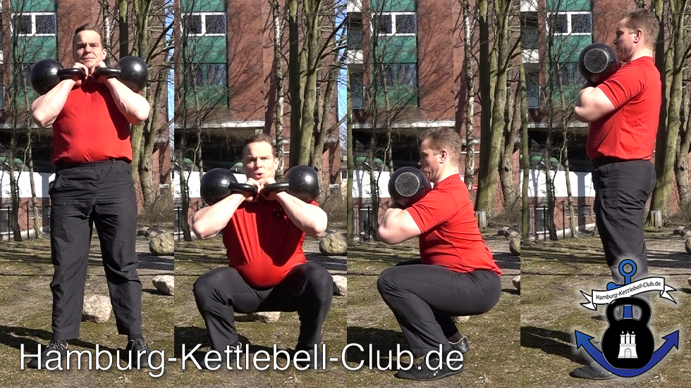Kettlebell Double Front Squat