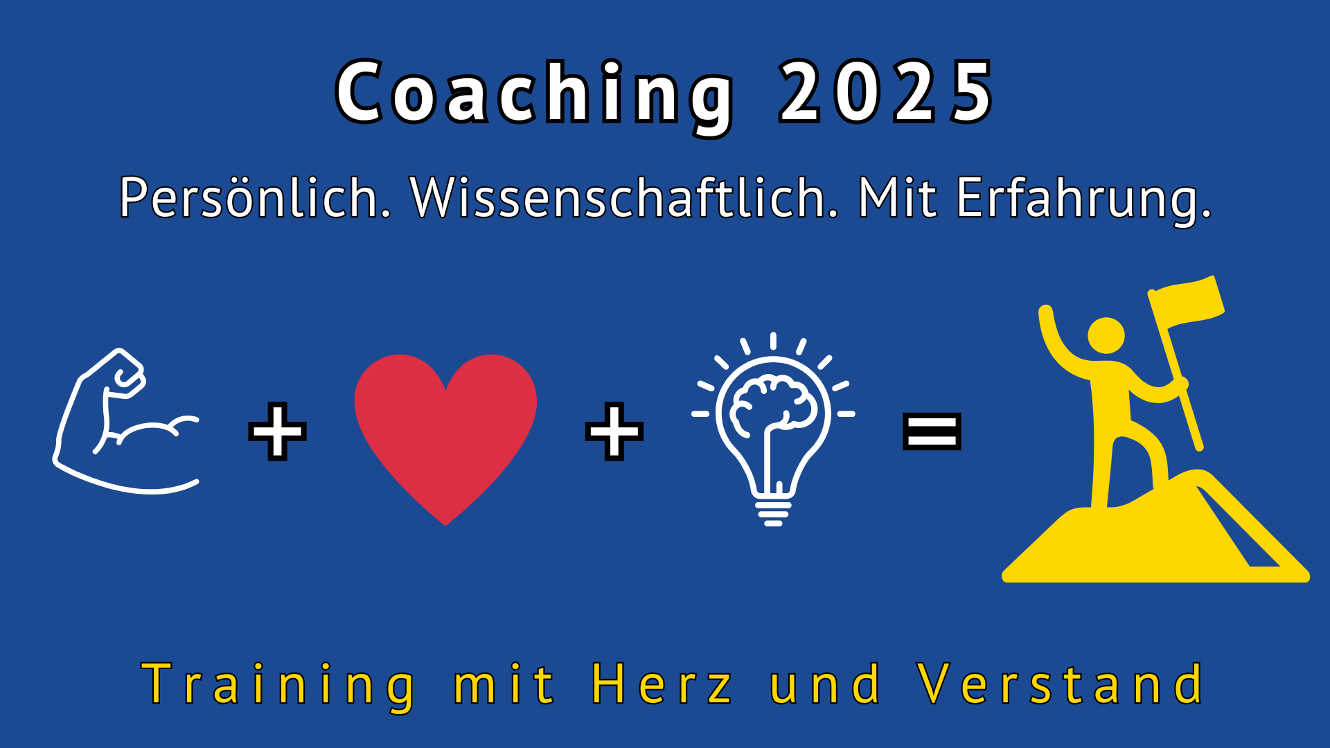 Coaching mit Herz und Verstand in Symbolen dargestellt