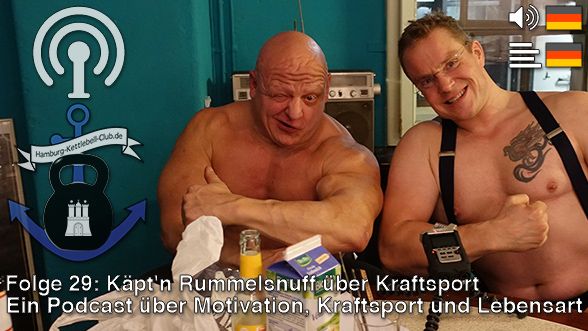Podcast 29: Käpt'n Rummelsnuff über Kraftsport (Cover)